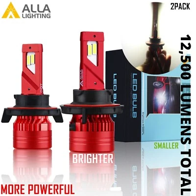 Alla Lighting LED X-treme White 9008 H13 Headlight Bulb for Reflector Housing - Image 1 of 4