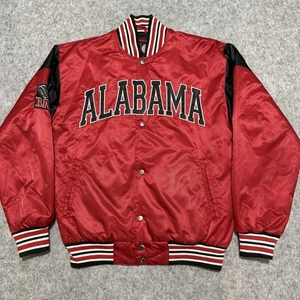 Alabama Crimson Tide Jacket Men’s Small RR Designs Varsity Bomber Spellout Logo - Picture 1 of 13