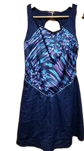 Inches Off Miracle Swimsuit 14W Bra Padded One Piece Skirt Bathing Suit Modest - Picture 1 of 9