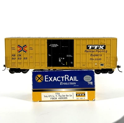 HO Exactrail Trinity 6275 TTX Plug Door Boxcar FBOX #505355 EE-1401-5 - Image 1 of 4