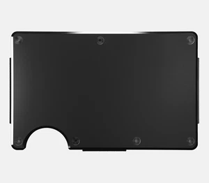 New Minimalist Slim Wallet Holder- Aluminum Wallet with Cash Strap - Picture 1 of 1