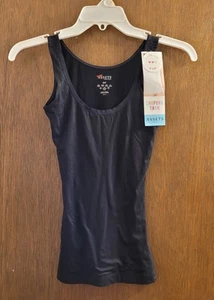 Assets by Spanx Black shaping tank Cami shapewear cami size Small NWT Seamless - Picture 1 of 4