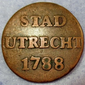Certificate of Authenticity 1788 New York Penny Colonial Copper Cent Utrecht Min - Picture 1 of 4