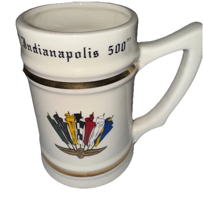 Taza de cerveza de colección Motor Speedway Indianapolis 500 Collector Stien Foto 1 de 4