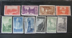 US 1934 National Parks Year Set of 10, Complete - 740 749 MNH /OG - Picture 1 of 1