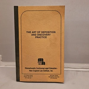The Art of Deposition and Discovery, MCLE, New England Law Institute, Inc., 1980 - Imagen 1 de 24