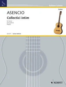 Vicente Asencio Collectici Intim for Classical Guitar Solo Advanced Sheet Music - Picture 1 of 1