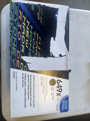 Tóner negro de alto rendimiento original HP LaserJet CE260X / 649X para CP4525 Foto 1 de 4