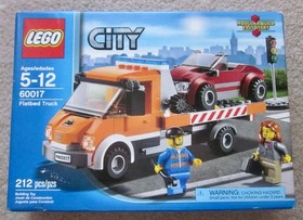 LEGO CITY AGES 5-12, 60017 FLATBED TRUCK, 212 pcs NEW, MODULAR BUILD, BRAND NEW