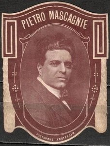 ER10463 Erinnofilo Werbung: Pothumus Amsterdam - Pietro Mascagni - Bild 1 von 1