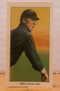 TARJETA DE BÉISBOL COOL TOBACCO REIMPRESIÓN 1988 SWEET CAPORAL FRANK OWEN CHICAGO AMER. - Imagen 1 de 2