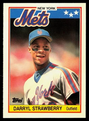 Darryl Strawberry 1988 Topps UK Minis Collector's Edition (Tiffany) #76 - Image 1 of 2