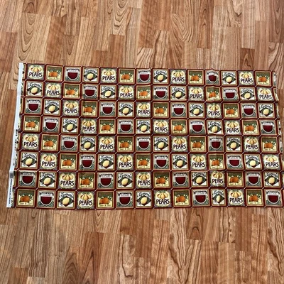 Mini panel bloque Debbie Mumm de frutas de campo naranjas sandía limones Foto 1 de 3