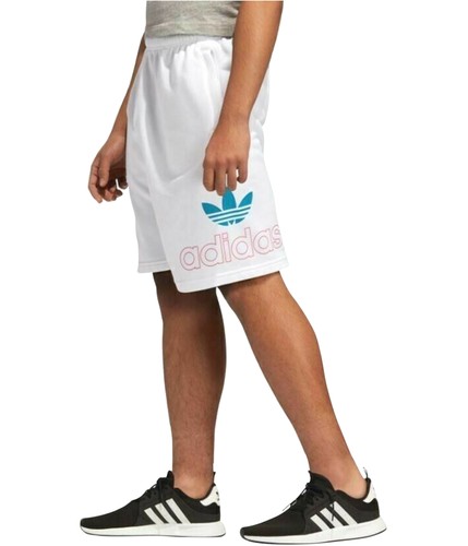 Adidas Pantaloncini da Allenamento Atletico Pre Game Uomo Bianco S