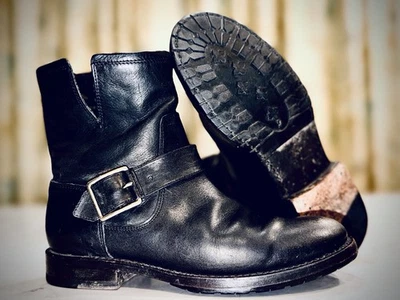 Ботинки инженерные короткие Frye Natalie размер 6,5 3478513 черные - Изображение 1 из 4