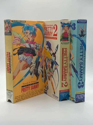 Pretty Sammy Complete Collection (DUB) Anime VHS 3 Volumes — Rare OOP Pioneer - Image 1 of 4