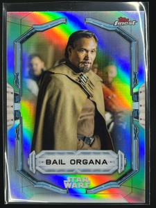 2022 Topps Finest Star Wars Refractor - 9 Bail Organa