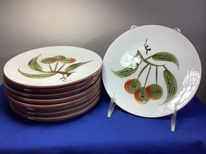 Stangl Orchard Song SET 9 Bread Butter / Dessert 6" Plates 1960s NEW 628 - Picture 1 of 6