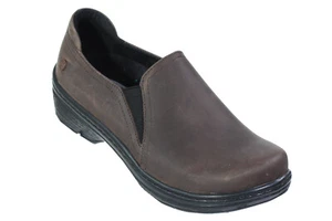 Klogs Maxie Women's 8 M Brunette Brown Oiled Leather Clog Display Model Shoes