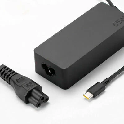  Cargador USB-C 65W Tipo-C ADLX65YCC2A para Lenovo 14e Chromebook 81MH0008US Foto 1 de 4