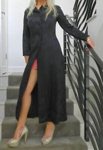 VINTAGE Couture Glam 1950s-60s Original Asian Princess Oriental Silk Coat - Bild 1 von 4