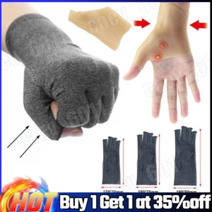 Magnetic Therapy Hand Thumb Support Gloves Anti Hand Finger Arthritis Brace - Picture 1 of 18