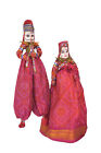 Indian Jaipuri Craft Handcrafted Colorful Wooden Face String Puppet Kathputli