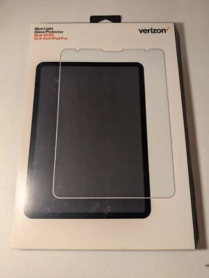 Verizon Blue Light Glass Protector 2020 12.9" iPad Pro Open Box Unused - Image 1 of 2