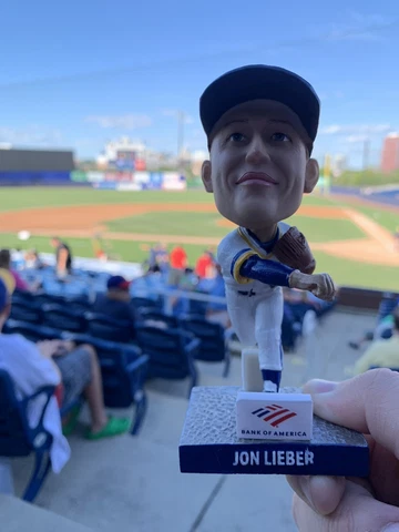 2022 JON LIEBER BOBBLEHEAD WILMINGTON BLUE ROCKS SGA CUBS PHILLIES YANKEES Cover