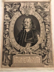 Ritratto Federico III, re di Danimarca, duca di Schleswig-Holstein 1650 - Imagen 1 de 10