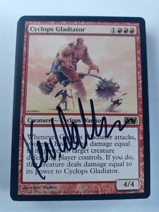 Cíclope Gladiador PRUEBA DE ARTISTA Firmado por Kev Walker Magic the Gathering - Imagen 1 de 1