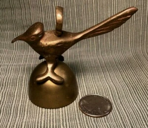 Campana uccellino in ottone - Foto 1 di 4