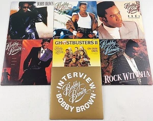 BOBBY BROWN RE-MIX BOX Singles+Inteview 1990 Japan 7CD TIN CASE WMC5-154 - Picture 1 of 23