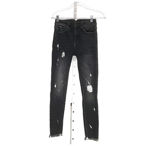 Kancan Damen Skinny Jeans - Schwarz, Größe 24 - Bild 1 von 4
