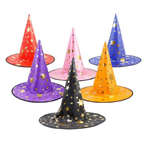 Witch Hats Halloween Party Wizard Hat Cosplay Costume Fancy Dress Accessories