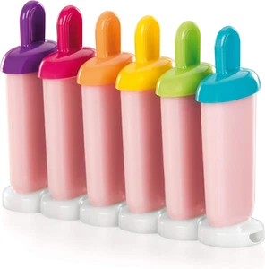 668218 Bambini Stampi per Gelati, Plastica, Multicolore, 13 X 19 Cm, 6 Pezzi - Foto 1 di 12