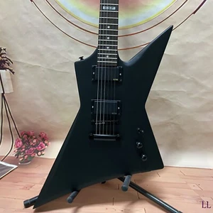 E-II EX NT matte explorer Electric Guitar Black EMG active pickup in stock US - Picture 1 of 15