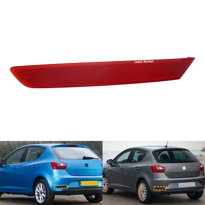 Left Side Rear Bumper Reflector Cover No Bulb 6J4945105C For Seat Ibiza IV 12-17 - Image 1 of 4