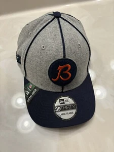 Chicago Bears New Era 39thirty Herren Mütze Cap Fitted Gr. L/XL NFL Grau/Marineblau - Bild 1 von 9