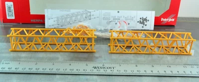 Herpa 076623 2 Lattice Boom for Liebherr LR1600/2 Crane - Truck Load Orange 1:87 - Image 1 of 2