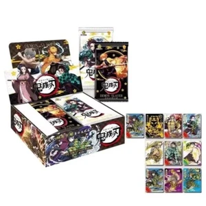 Demon Slayer Kimetsu No Yaiba Trading Card 20 Packs Booster Box Black Essential - Picture 1 of 2