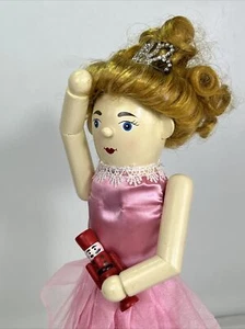 Pink Clara Holding Nutcracker Ballet Nutcracker Ballerina Christmas Decor - Picture 1 of 11