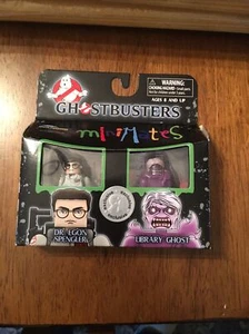 Ghostbusters Minimates Dr. Egon Spengler & Library Ghost Figure Set - Picture 1 of 2