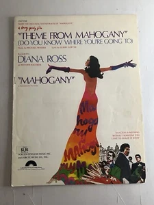 Partituras de colección Diana Ross Caoba Do You Know Where You’re Going To 1975 - Imagen 1 de 9