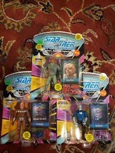 Star Trek TNG Action Figure Bundle Dathon,Vorgon, Mordock - Picture 1 of 7