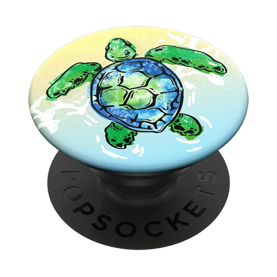 Popsockets Grip Stand with Swappable Top for Cell Phones Sea Turtle