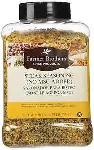 Condimento de carne Farmer Brothers (sin MSG agregado) 1.75 LB # 141420 calidad superior - Imagen 1 de 3