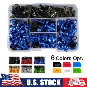 Fairing Bolts Kit Fastener Clips Screws for Yamaha YZF R1 R3 R6 FJR1300 - Foto 1 di 18