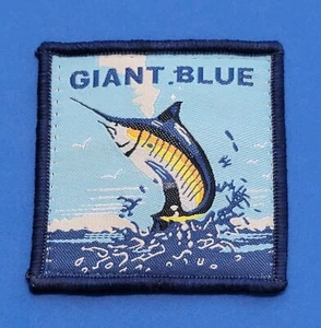 GIANT BLUE MARLIN SWORDFISH PATCH 2"  - Picture 1 of 2