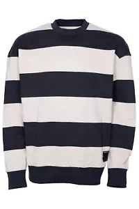 Tom Tailor Sweat Shirt Relaxed Fit Herren Rundhals Baumwolle - Picture 1 of 4